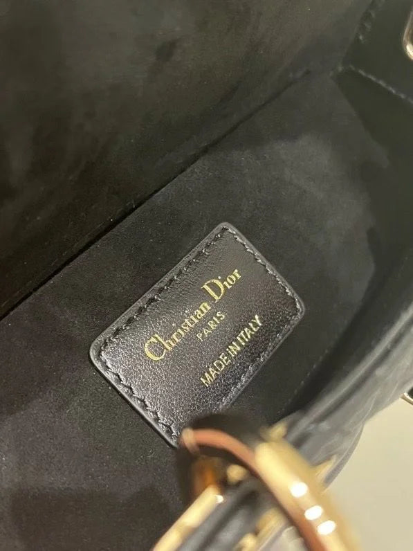 Lady D-Joy Small Lambskin Cannage Bag