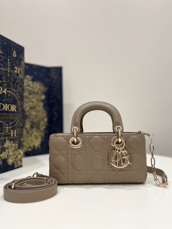 Lady D-Joy Small Lambskin Cannage Bag