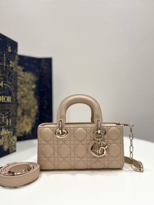 Lady D-Joy Small Lambskin Cannage Bag