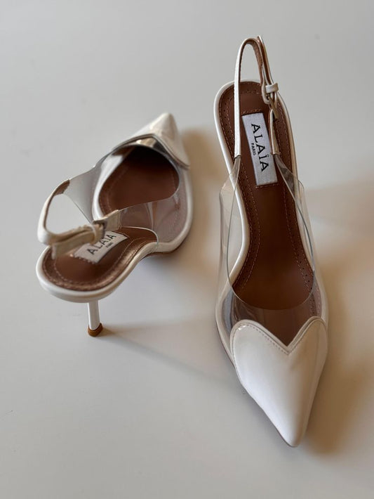 Designer Sculpted Leather Heels