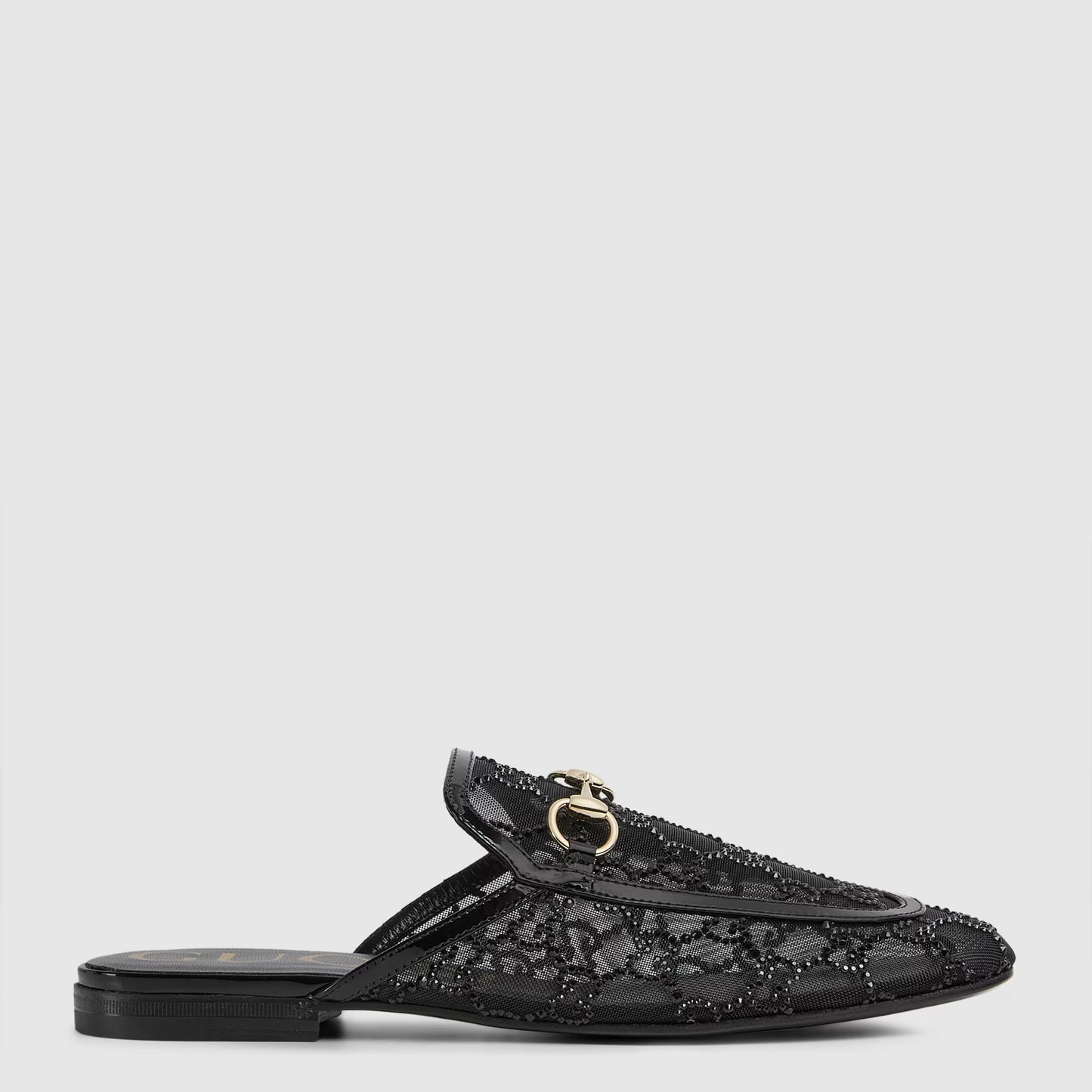 Gucci Women’s GG Crystal Princetown Slippers