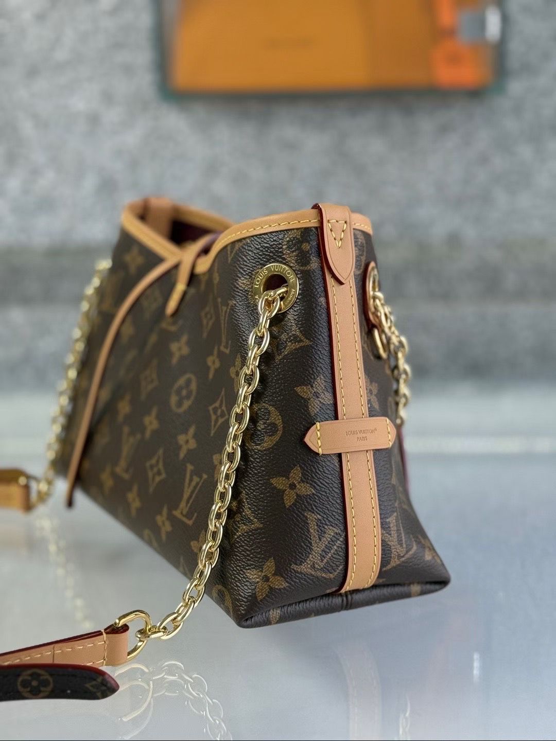 LV BB Bag with Gold Chain