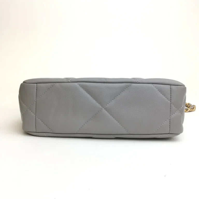 Chanel Medium Grey Lambskin 19 Flap Bag