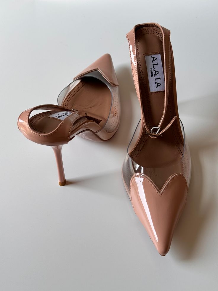Designer Sculpted Leather Heels