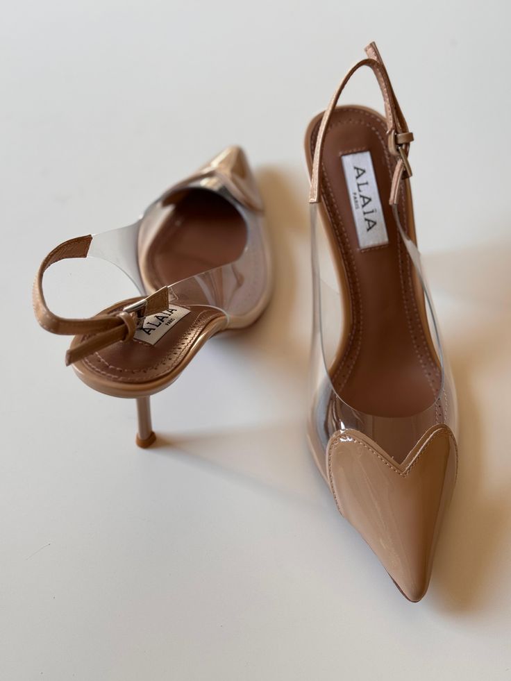 Designer Sculpted Leather Heels