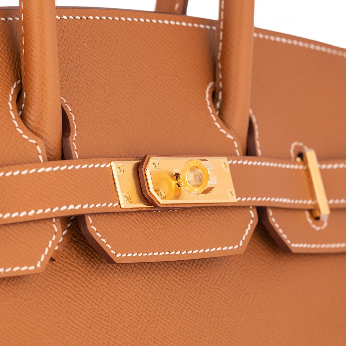 Premium Togo Leather Gold Handbag