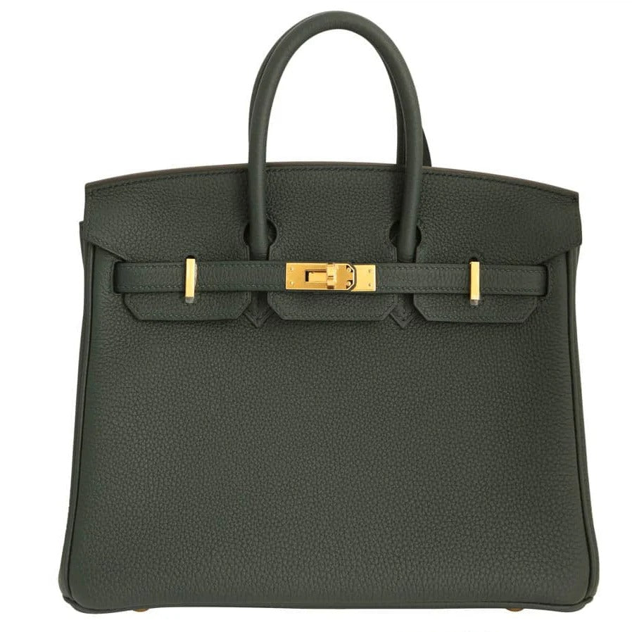 Premium Togo Leather Gold Handbag