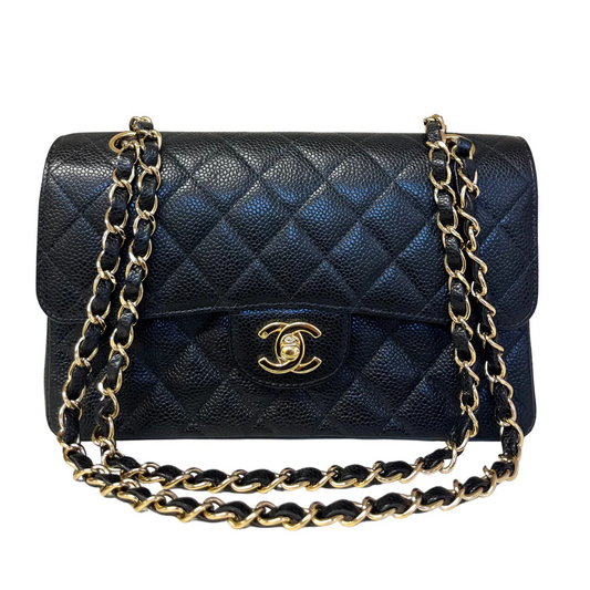 Chanel Small Vintage Caviar Classic Flap Bag
