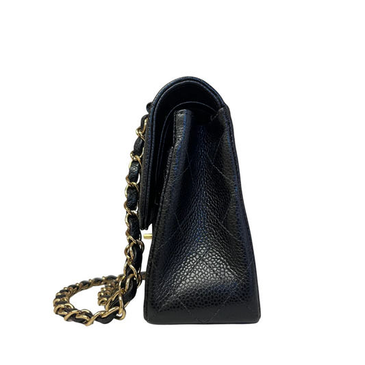 Chanel Small Vintage Caviar Classic Flap Bag